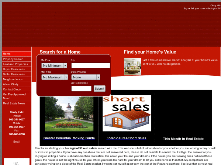 www.findahomeinlexingtonsc.com