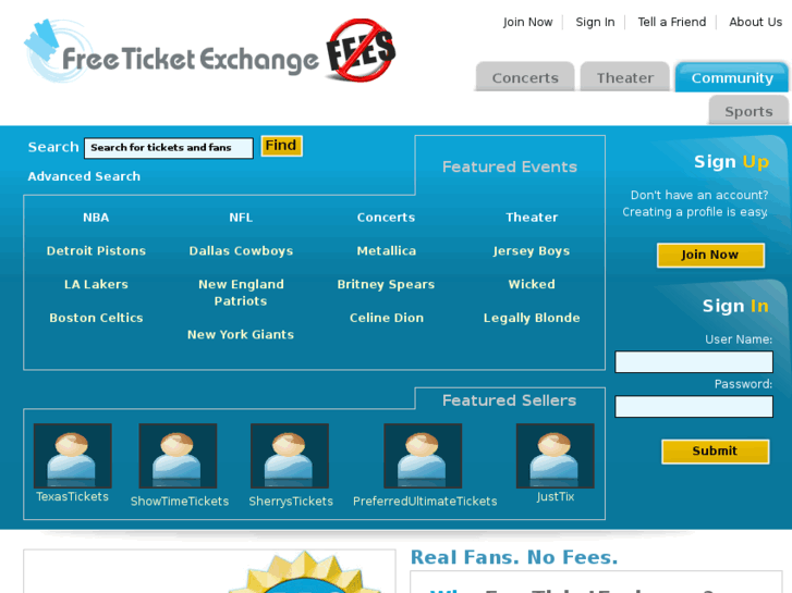 www.freeticketexchange.net
