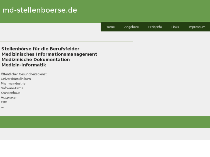 www.md-stellenboerse.com