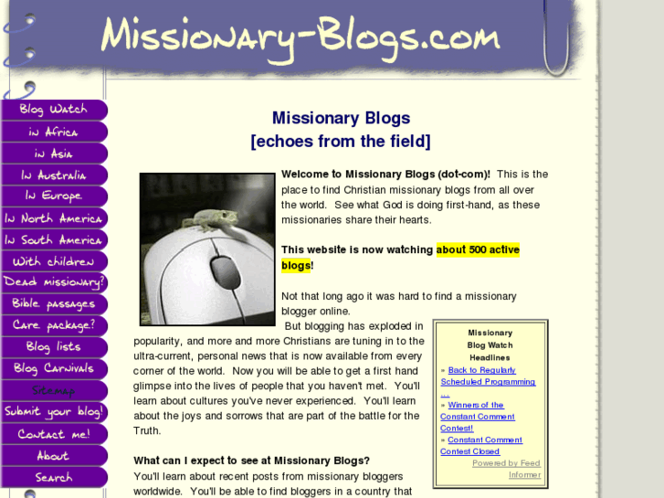 www.missionary-blogs.com