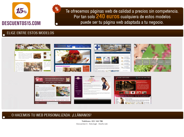 www.paginaswebdescuentos15.com
