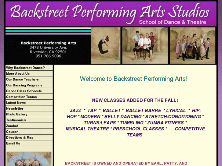 www.backstreetperformingarts.com