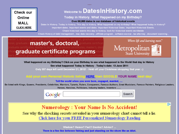 www.datesinhistory.com