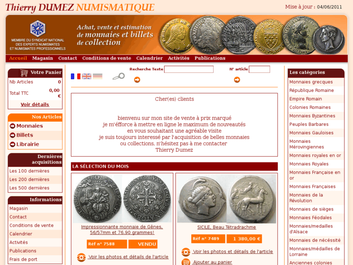 www.dumez-numismatique.com