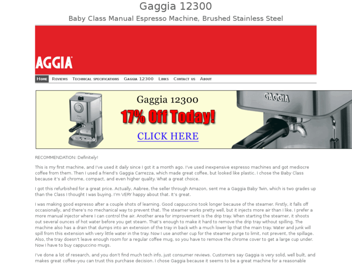 www.gaggia12300.com