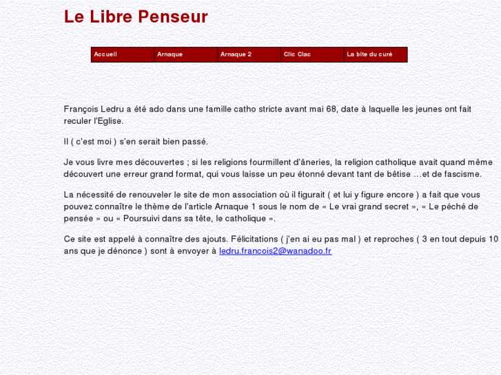 www.le-libre-penseur.org