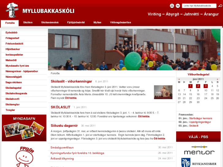 www.myllubakkaskoli.is