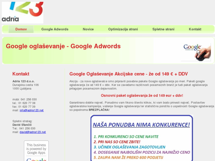 www.oglasevanje-google.com