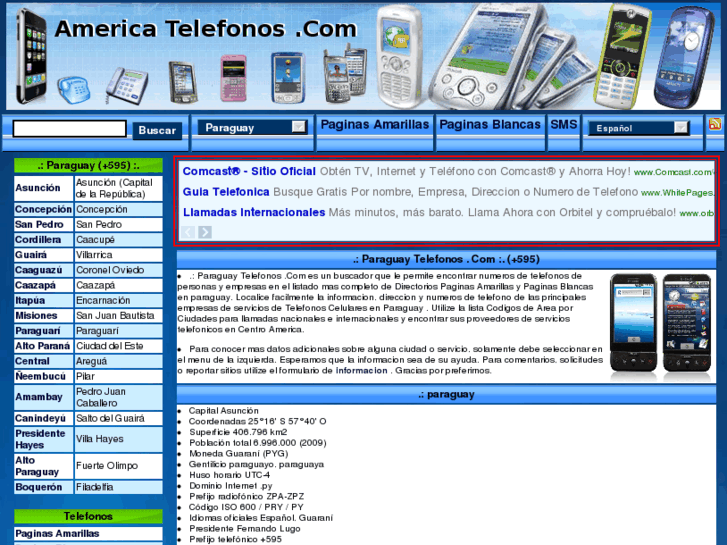 www.paraguaytelefonos.com