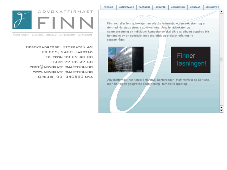 www.advokatfirmaetfinn.no