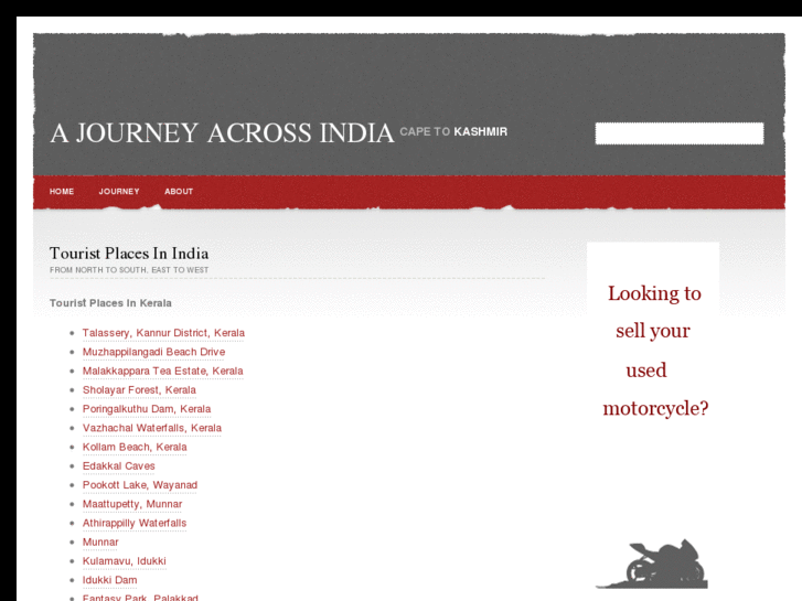 www.ajourneyacrossindia.com