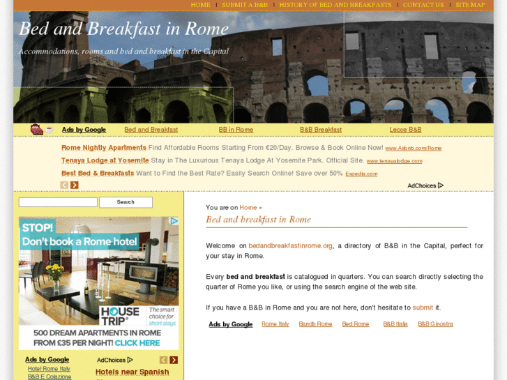 www.bedandbreakfastinrome.org