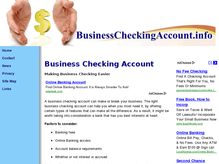 www.businesscheckingaccount.info