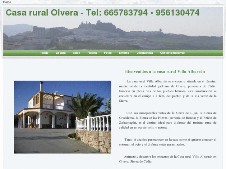 www.casaruralolvera.com