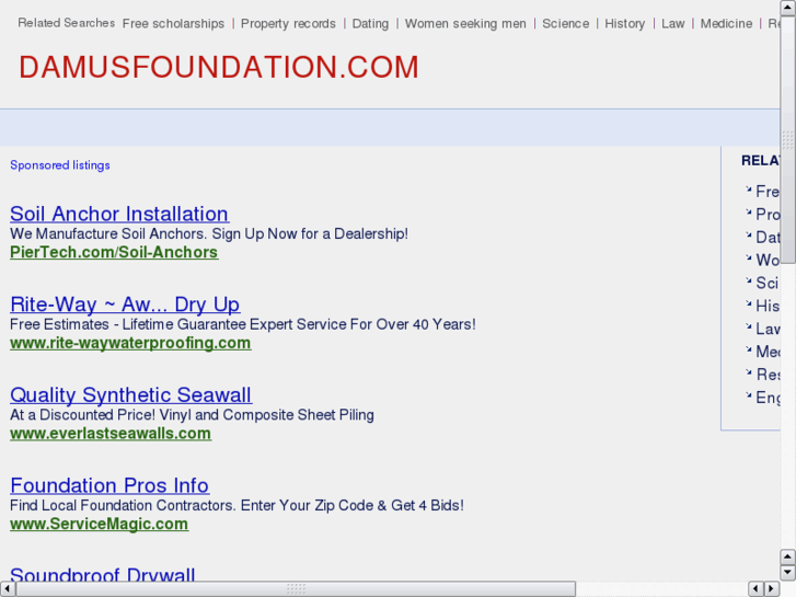 www.damusfoundation.com