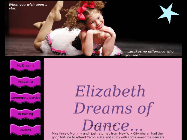 www.elizabethdreamsofdance.com