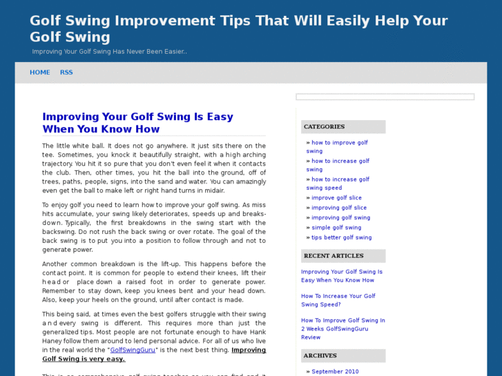 www.golfswingimprovement.net