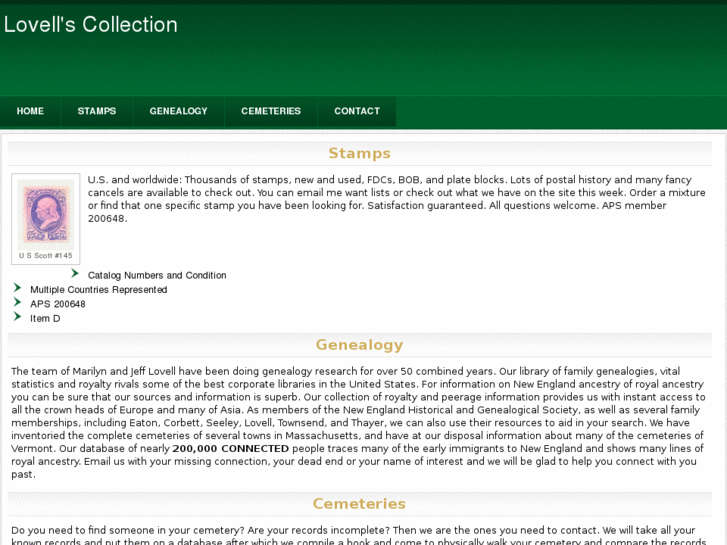 www.lovellscollection.com