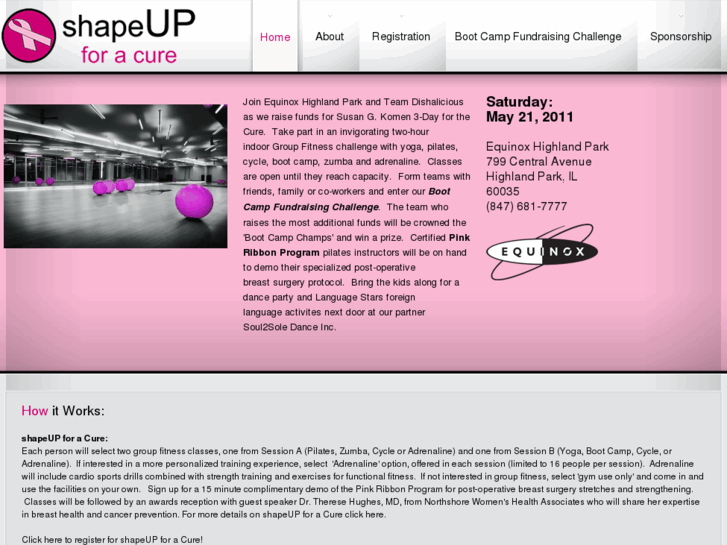 www.shapeupforacure.com