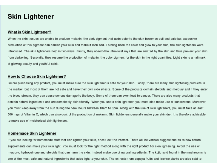 www.skin-lighteners.com