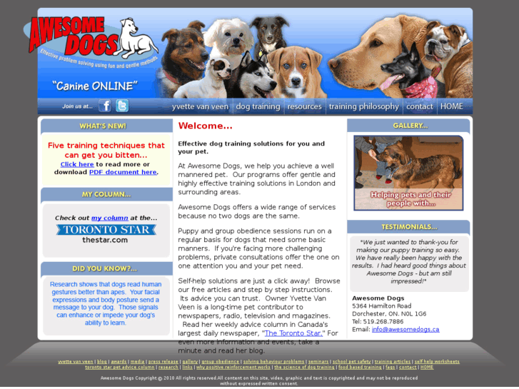 www.awesomedogs.ca