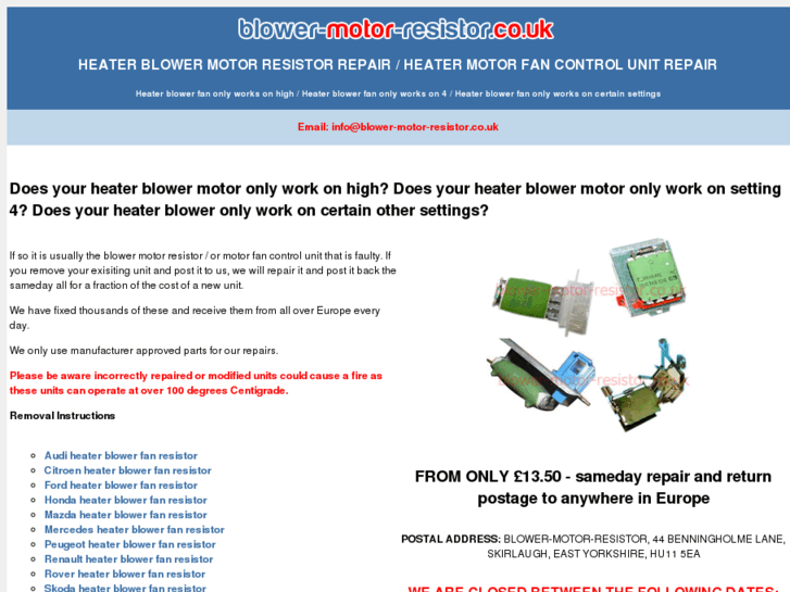 www.blower-motor-resistor.co.uk