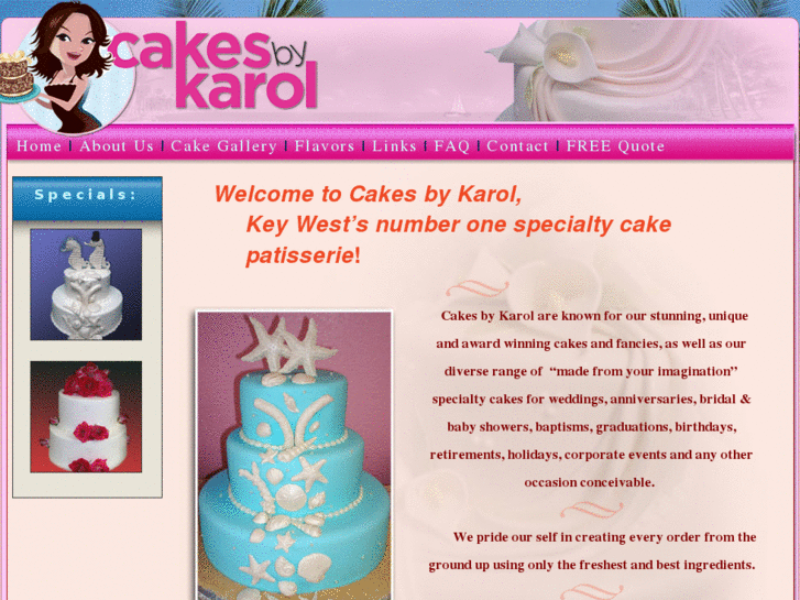 www.cakesbykarolkeywest.com