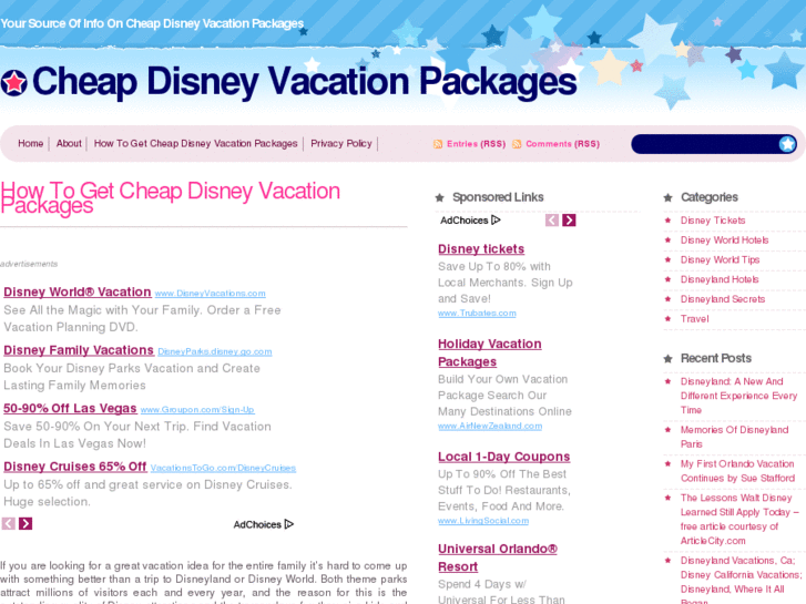 www.cheapdisneyvacationpackages.org