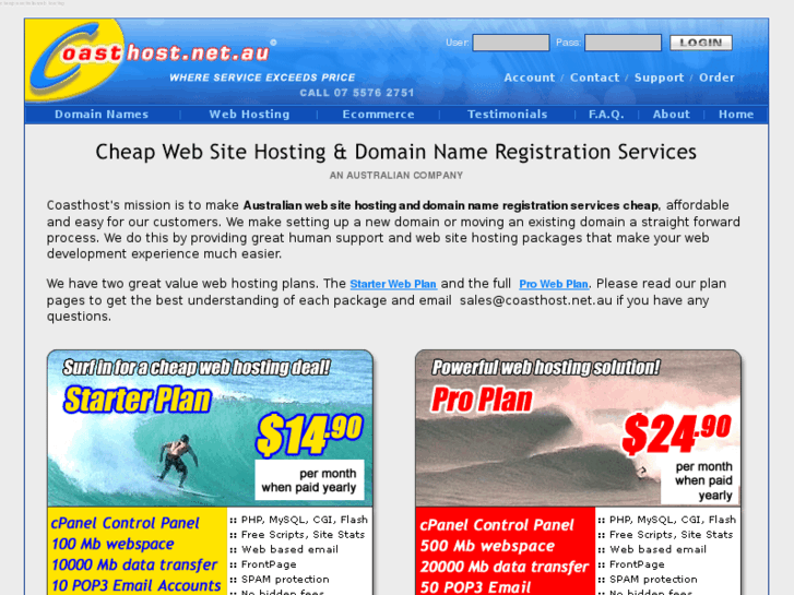 www.coasthost.net.au