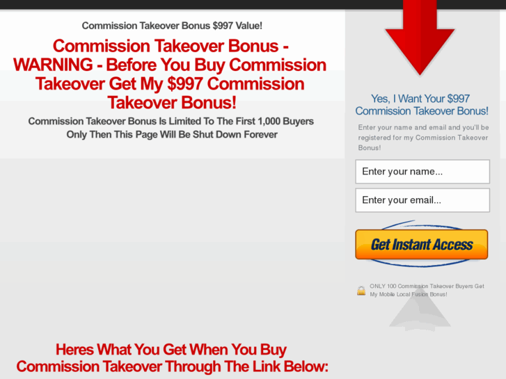 www.commissiontakeovers.com