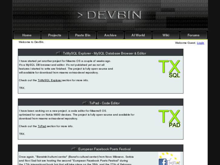 www.devbin.org