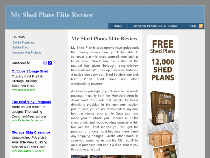 www.myshedplanselitereview.com