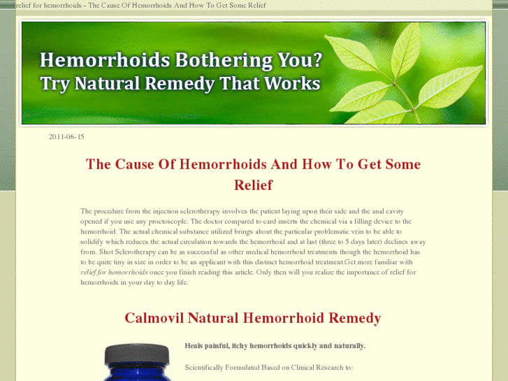 www.relief-forhemorrhoids.info