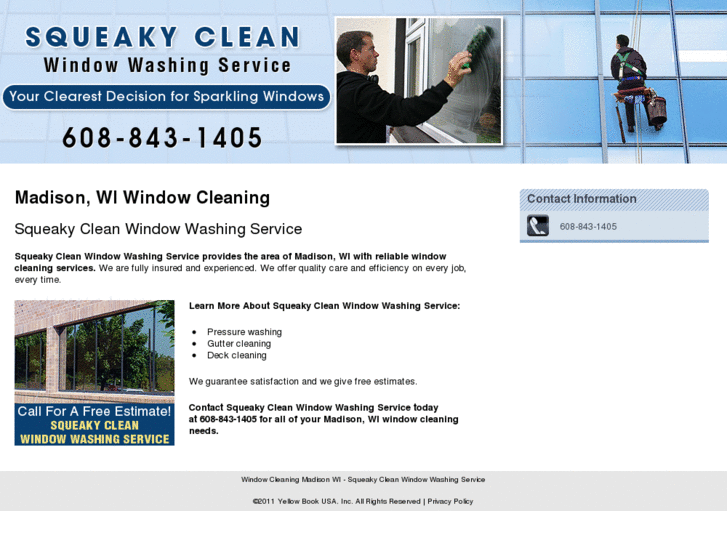 www.squeakycleanwindowwashing.net