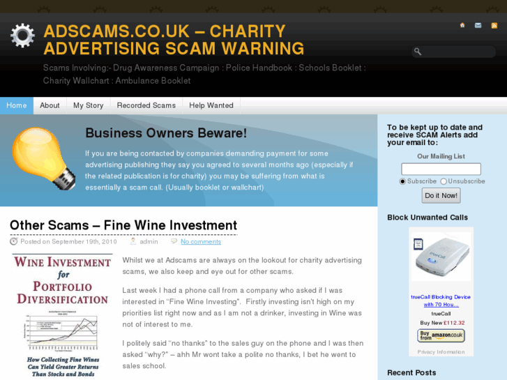 www.adscams.co.uk