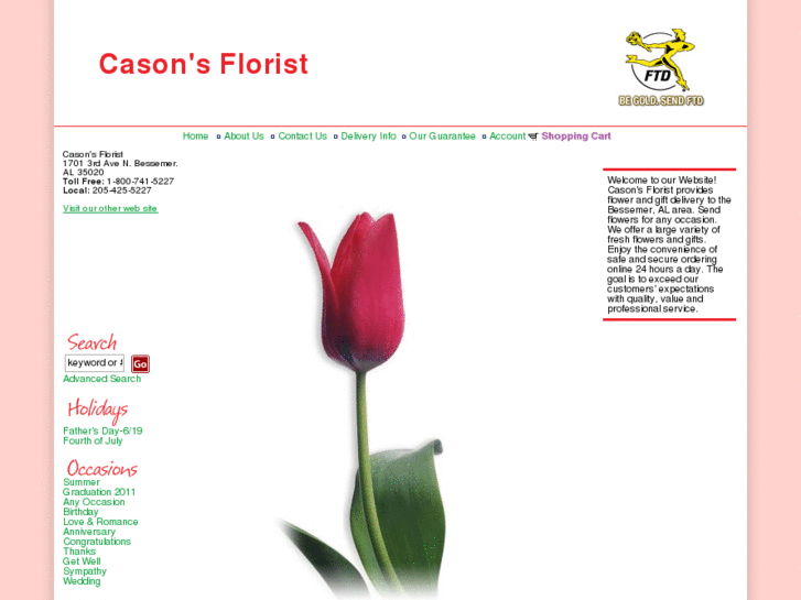 www.casonsflorist.net