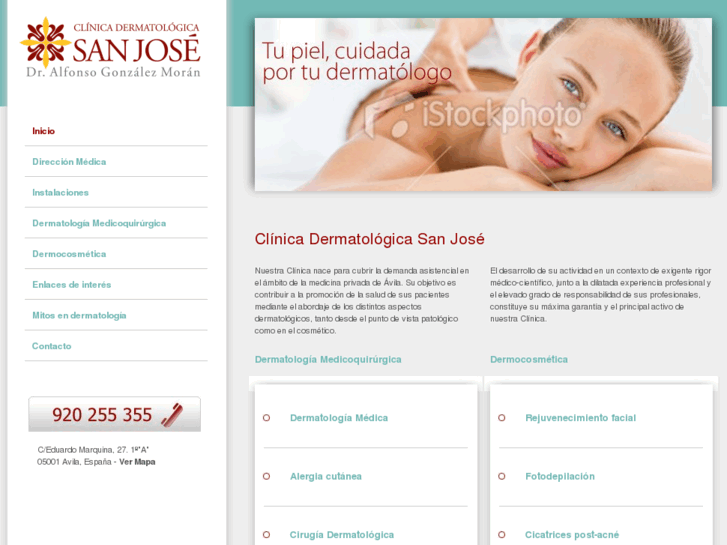 www.clinicadermatologicasanjose.es