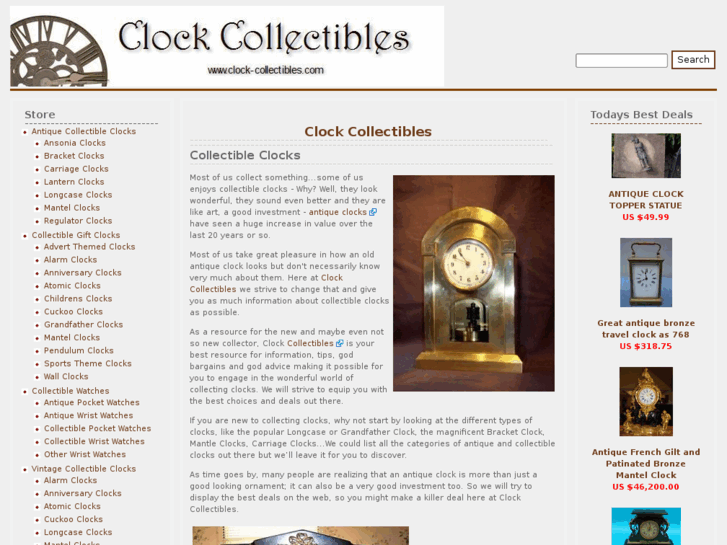 www.clock-collectibles.com