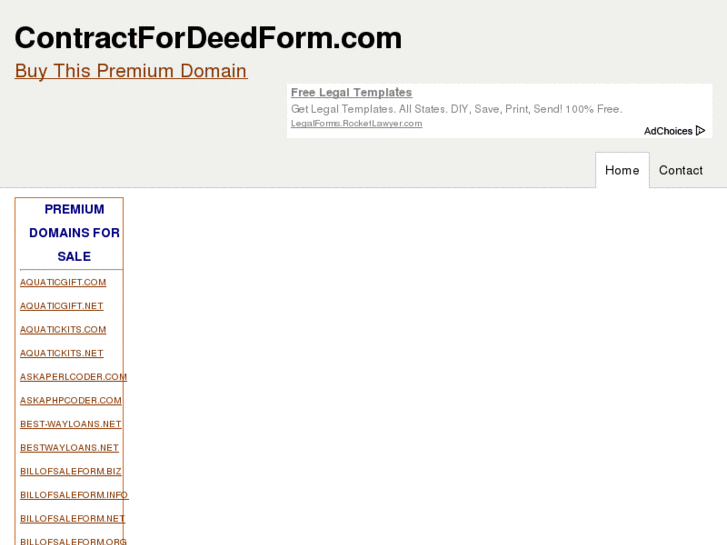 www.contractfordeedform.com