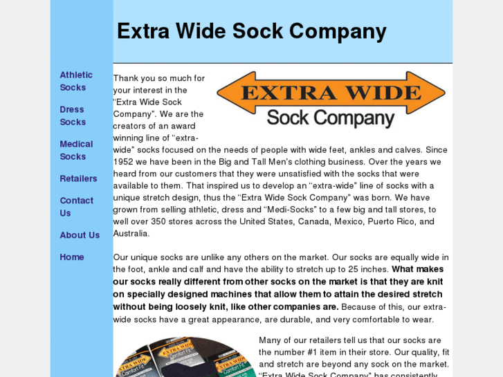 www.extrawidesockco.com