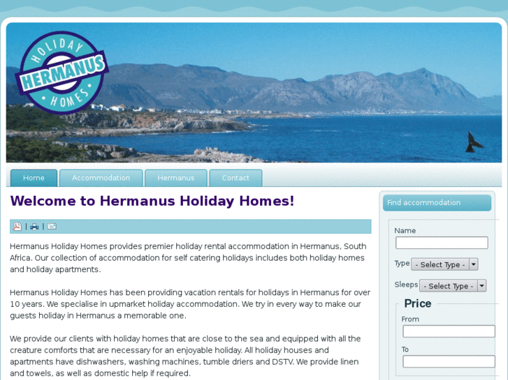 www.hermanusholidays.co.za