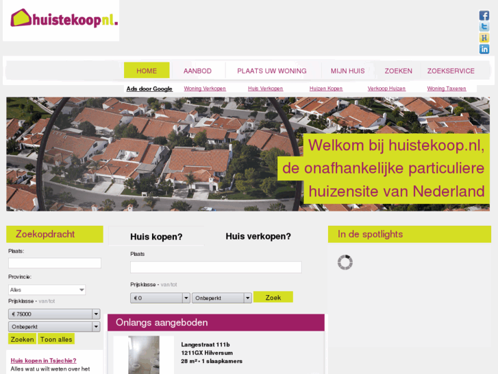 www.huistekoop.nl