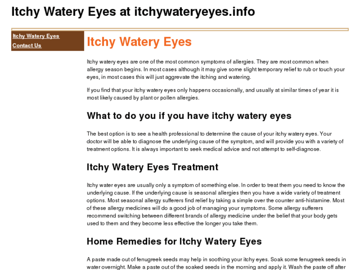 www.itchywateryeyes.info
