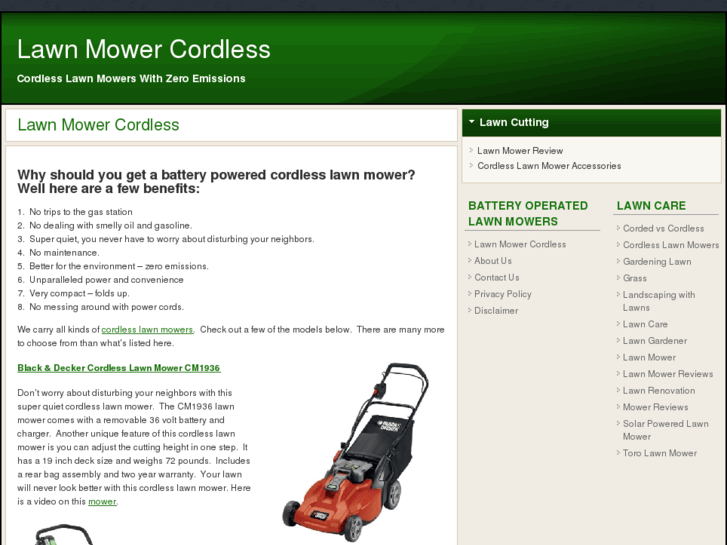 www.lawnmowercordless.net