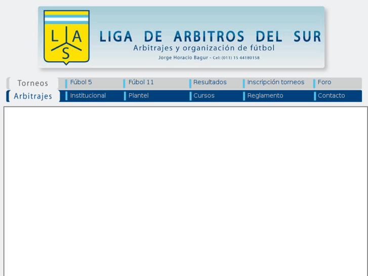www.ligaarbitrossur.com