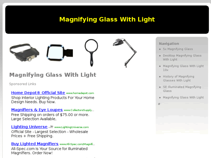 www.magnifyingglasswithlight.org