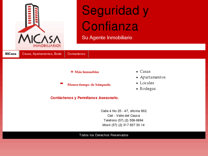 www.micasainmobiliarios.com