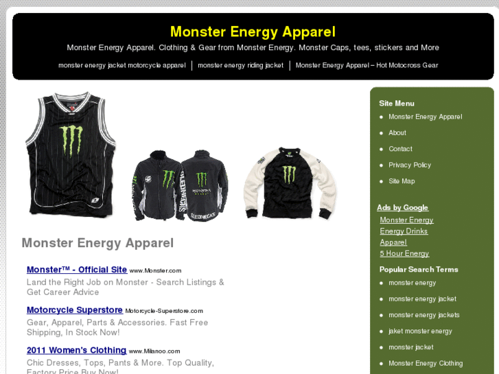 www.monsterenergyapparel.net