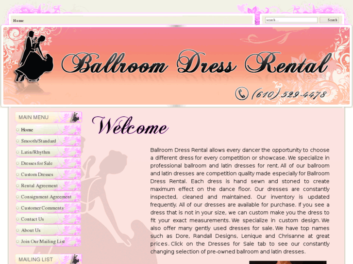 www.ballroomdressrental.com