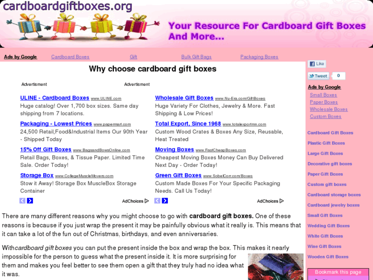 www.cardboardgiftboxes.org